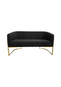 CHOVET LOUNGE SOFA - DOUBLE SEATER BLACK (SF17 - DB)