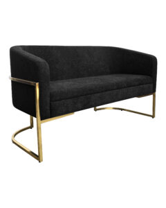 CHOVET LOUNGE SOFA - DOUBLE SEATER BLACK (SF17 - DB)
