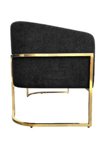 CHOVET LOUNGE SOFA - DOUBLE SEATER BLACK (SF17 - DB)