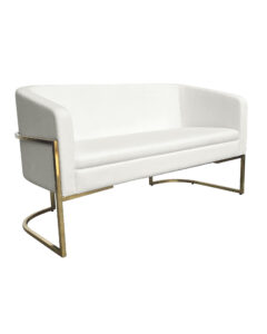CHOVET LOUNGE SOFA - DOUBLE SEATER WHITE (SF17 - DW)