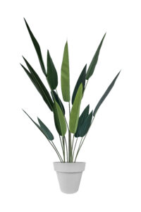 FAUX SKYBIRD TREE 140CM IN GREY PLANTER (FL88 - SKC)