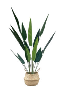FAUX SKYBIRD TREE 140CM IN WOVEN BASKET (FL88 - SKW)