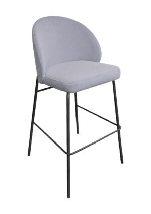 ALURA™ BARSTOOL - DOVE GREY WITH BLACK LEGS (BS4 - BDG)