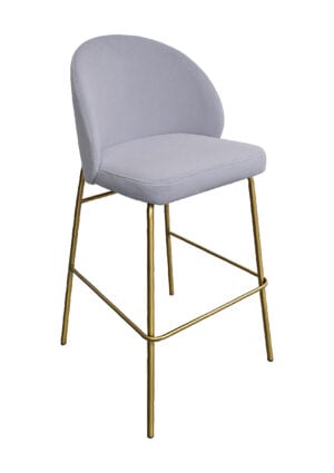 ALURA™ BARSTOOL - DOVE GREY WITH GOLD LEGS (BS4 - GDG)