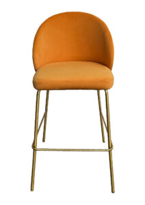 ALURA™ BARSTOOL - MARIGOLD YELLOW WITH GOLD LEGS (BS4 - GMY)
