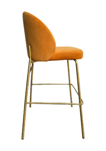ALURA™ BARSTOOL - MARIGOLD YELLOW WITH GOLD LEGS (BS4 - GMY)