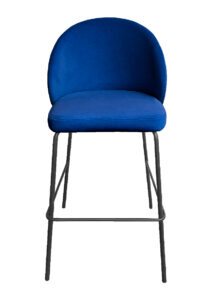 ALURA™ BARSTOOL - ROYALE BLUE WITH BLACK LEGS (BS4 - BRBL)