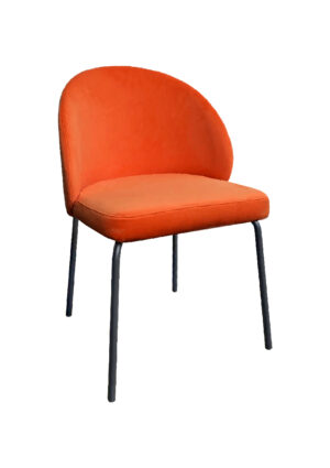 ALURA™ CHAIR - AMBER ORANGE WITH BLACK LEGS (CH2 - BAO)