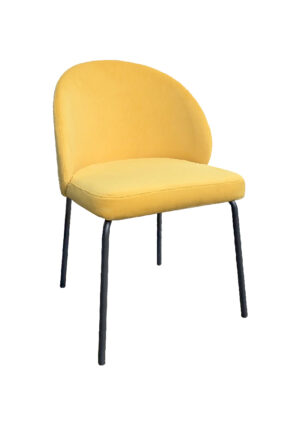 ALURA™ CHAIR - CUSTARD YELLOW WITH BLACK LEGS (CH2 - BCY)