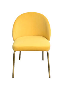 ALURA™ CHAIR - CUSTARD YELLOW WITH GOLD LEGS (CH2 - GCY)