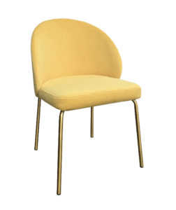 ALURA™ CHAIR - CUSTARD YELLOW WITH GOLD LEGS (CH2 - GCY)