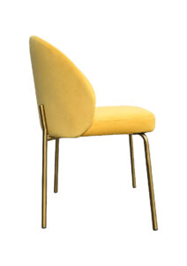 ALURA™ CHAIR - CUSTARD YELLOW WITH GOLD LEGS (CH2 - GCY)