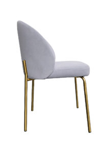 ALURA™ CHAIR - DOVE GREY WITH GOLD LEGS (CH2 - GDG)