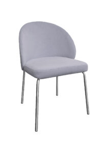 ALURA™ CHAIR - DOVE GREY WITH SILVER LEGS (CH2 - SDG)