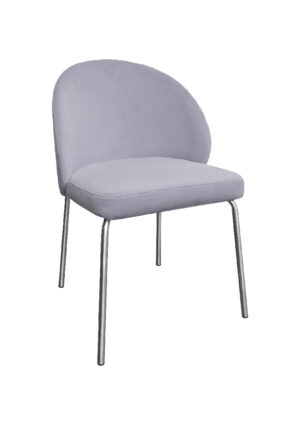 ALURA™ CHAIR - DOVE GREY WITH SILVER LEGS (CH2 - SDG)