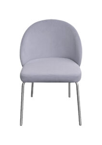 ALURA™ CHAIR - DOVE GREY WITH SILVER LEGS (CH2 - SDG)