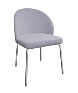 ALURA™ CHAIR - DOVE GREY WITH SILVER LEGS (CH2 - SDG)