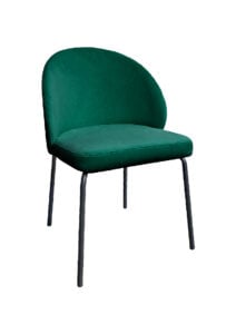 ALURA™ CHAIR - EMERALD BLUE WITH BLACK LEGS (CH2 - BEG)