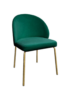 ALURA™ CHAIR - EMERALD GREEN WITH GOLD LEGS (CH2 - GEG)