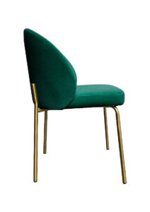 ALURA™ CHAIR - EMERALD GREEN WITH GOLD LEGS (CH2 - GEG)