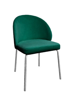ALURA™ CHAIR - EMERALD GREEN WITH SILVER LEGS (CH2 - SEG)