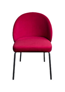 ALURA™ CHAIR - GARNET RED WITH BLACK LEGS (CH2 - BGR)