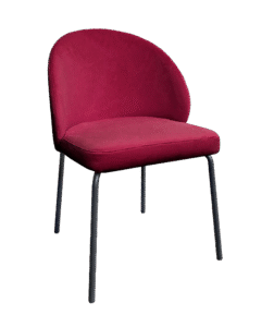 ALURA™ CHAIR - GARNET RED WITH BLACK LEGS (CH2 - BGR)