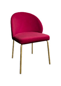 ALURA™ CHAIR - GARNET RED WITH GOLD LEGS (CH2 - GGR)