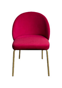 ALURA™ CHAIR - GARNET RED WITH GOLD LEGS (CH2 - GGR)