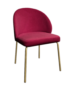 ALURA™ CHAIR - GARNET RED WITH GOLD LEGS (CH2 - GGR)