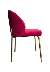 ALURA™ CHAIR - GARNET RED WITH GOLD LEGS (CH2 - GGR)