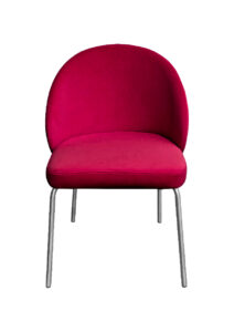 ALURA™ CHAIR - GARNET RED WITH SILVER LEGS (CH2 - SGR)