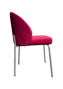 ALURA™ CHAIR - GARNET RED WITH SILVER LEGS (CH2 - SGR)
