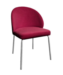 ALURA™ CHAIR - GARNET RED WITH SILVER LEGS (CH2 - SGR)