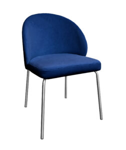 ALURA™ CHAIR - ROYAL BLUE WITH SILVER LEGS (CH2 - SRBL)