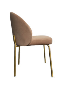 ALURA™ CHAIR - TRUFFLE BROWN WITH GOLD LEGS (CH2 - GTBR)