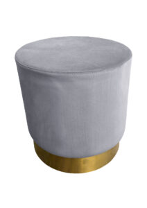 HUDSON ROUND POUF - LARGE GREY (OB13 - RLG)HUDSON ROUND POUF - LARGE GREY (OB13 - RLG)
