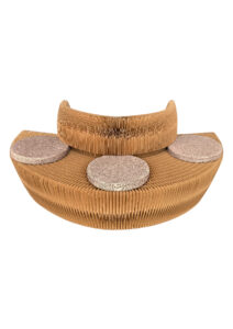 KRAFT SOFA - THREE SEATER - BROWN (SF22 - TBR)