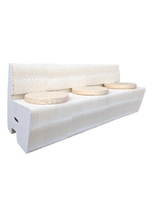 KRAFT SOFA - THREE SEATER - WHITE (SF22 - TW)