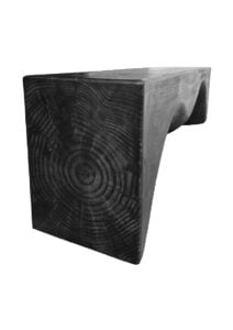 LIGNA - LONG WOOD BENCH BLACK (OB18 - LB)