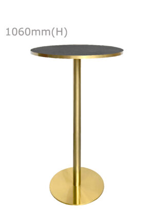 LUXCO™ BAR TABLE - GOLD & GRAPHITE BLACK (BT13 - GB)