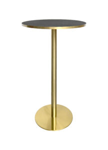 LUXCO™ BAR TABLE - GOLD & GRAPHITE BLACK (BT13 - GB)