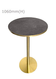 LUXCO™ BAR TABLE - GOLD & GRAPHITE BLACK (BT13 - GB)