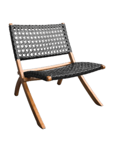 OSLO LOUNGER SOFA - SINGLE SEATER - BLACK (SF23 - SB)