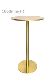 LUXCO™ BAR TABLE - GOLD & MATERA BEIGE (BT13 - GE)