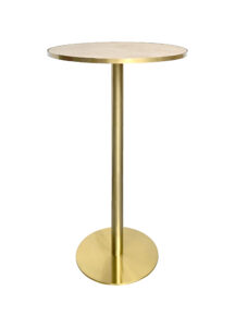 LUXCO™ BAR TABLE - GOLD & MATERA BEIGE (BT13 - GE)
