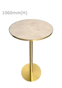 LUXCO™ BAR TABLE - GOLD & MATERA BEIGE (BT13 - GE)