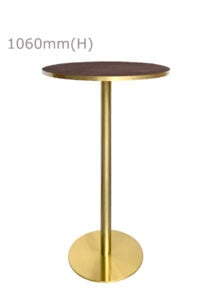 LUXCO™ BAR TABLE - GOLD & VERONA BRONZE (BT13 - GZ)