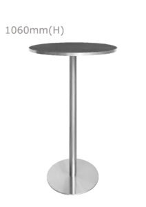 LUXCO™ BAR TABLE - SILVER & GRAPHITE BLACK (BT13 - SB)