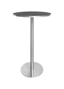LUXCO™ BAR TABLE - SILVER & GRAPHITE BLACK (BT13 - SB)